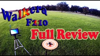 Walkera F210  Full review and FPV Flying [upl. by Ecilahc532]