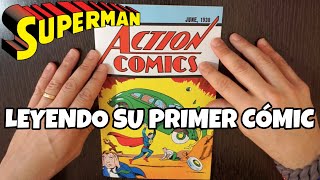 Leyendo el PRIMER CÓMIC de SUPERMAN Action Comics 1 [upl. by Shelman]