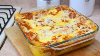 COMO HACER LASAGNA LASAÑA MUY FACIL  Recién Cocinados [upl. by Auohp5]