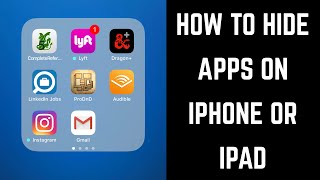 How to Hide Apps on iPhone or iPad [upl. by Mireille]