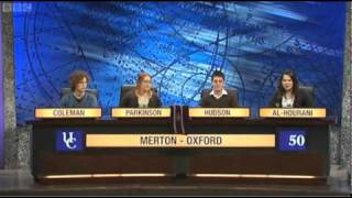 Best University Challenge Question EVER [upl. by Andres]