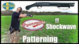 Mossberg 590 Shockwave Testing 00 Buckshot Patterns From 5 To 25 Yards [upl. by Seiter]