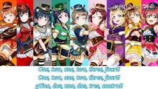 Aqours Pirates Desire Aqours Color Coded RomajiEnglishEspañol [upl. by Macgregor]