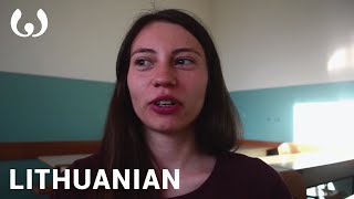 WIKITONGUES Erika speaking Lithuanian [upl. by Awra]