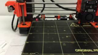 Original Prusa i3 MK2 V2Calibration quick video [upl. by Zaob49]