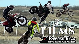 Dirtbikes in February Broome Tioga Ride day Vlog 26 [upl. by Nonnad480]