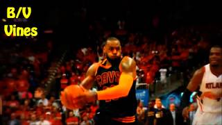 Lebrons Ferocious Tomahawk Jam in Super Slow Motion [upl. by Orutra]