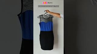 Bodycon Dress from Myntra under 500 myntra bodycondress under500 myntradresshaul myntrafwd yt [upl. by Maida259]