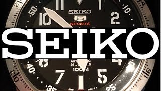 Seiko 5 Sports SRP513K1 Pilot Watch  ByeByeWatch  4K [upl. by Isidoro877]