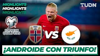 HIGHLIGHTS  Norway vs Cyprus  UEFA Qualifiers 2023  TUDN [upl. by Marrilee429]