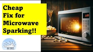 TIP Microwave Sparking Easy Fix  Waveguide problem diagnosis and replacement [upl. by Gibbons]