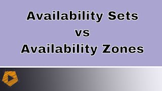 Azure Availability Sets and Availability Zones [upl. by Lester]