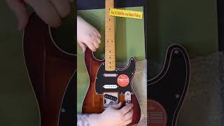 Fender Squier Paranormal Custom Nashville Stratocaster guitar fender guitarfender [upl. by Nylarej]