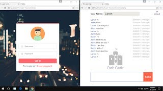 How To Create A Chat Box Using Ajax php Jquery Html5 Developer  Live Chat [upl. by Melamie572]