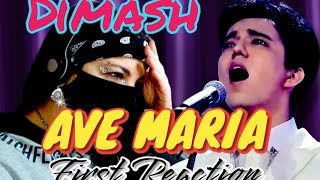 DIMASH  AVE MARIA  First Reaction [upl. by Ecraep]