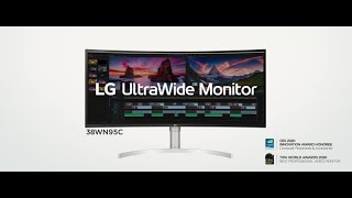 LG’s 38WN95C – The Curved Nano IPS UltraWide QHD 3840x1600 HDR Monitor with Thunderbolt [upl. by Eurd]