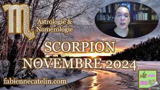 ♏SCORPION HOROSCOPE NOVEMBRE 2024♏ Intuition et réalisation [upl. by Assenov]