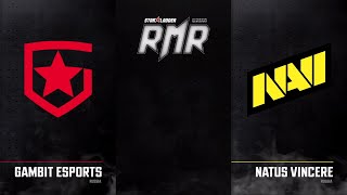 🔴 RU Gambit vs NAVI BO3  StarLadder CIS RMR [upl. by Lessard]