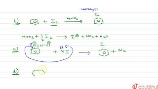 Iodobenzene can be obtained by [upl. by Anerev177]