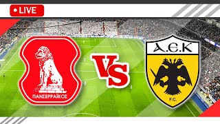 🔴Panserraikos vs AEK Athens LIVE Match Score Streaming Full HD  Greek Super League 2023 [upl. by Paz226]