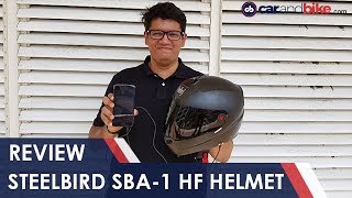 quot SBA1 HF HANDSFREE quot HELMETS by STEELBIRD AIR [upl. by Osbert]