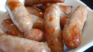 Cooking chipolata sausages [upl. by Entroc575]