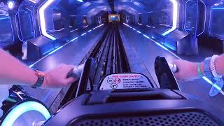 Magic Kingdom Tron LightcycleRun Night Time Front Row POV [upl. by Bendick281]