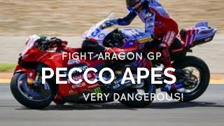 recap crash aragon gp 2024 [upl. by Trinidad729]