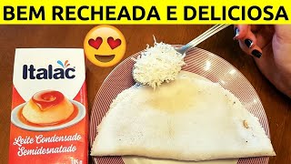 Como Fazer TAPIOCA DOCE de Leite Condensado e Coco Bem Recheada RECEITA SIMPLES [upl. by Leunad]