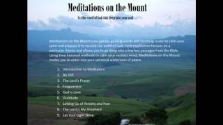 The Lords Prayer  Christian Meditation  Meditations on the Mount [upl. by Marthena]