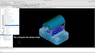 Salome Mesh Module meshing the bracket [upl. by Kam602]