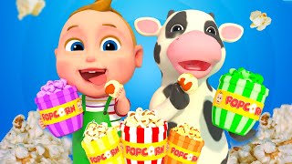 The Muffin Man Song  Colorful Popcorn Version For Children  Super Sumo Nursery Rhymes amp Kid Song [upl. by Waterer]