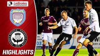 Arbroath 11 Partick Thistle  Miller Scores as Jags Move from Bottom Spot  Ladbrokes Championship [upl. by Villada615]