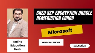 How to Fix CredSSP Encryption Oracle Remediation Error  Remote desktop connection [upl. by Evannia]