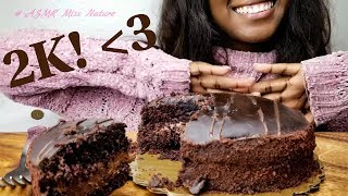 ASMR Dessert Chocolate Midnight Cake 쇼 케이크 먹기\MUKBANG Thank you for 2K [upl. by Cletus192]