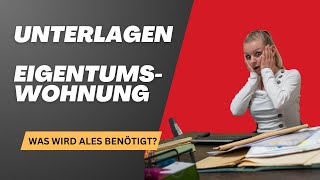 Deine Checkliste für den Verkauf einer Eigentumswohnung  Welche Unterlagen sind erforderlich [upl. by Ahsar]