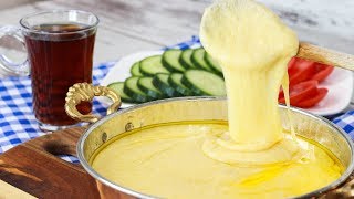 Muhlama  Kuymak  Türkisches Käsefondue  Türkisches Frühstück Mihlama [upl. by Acsicnarf663]