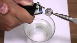 Melting a Penny with a Torch Lighter [upl. by Pearla]