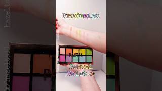 Profusion Pastel Palette Swatches makeupswatches rainbowmakeup affordablemakeup makeup shorts [upl. by Ahsit]