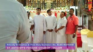 🔴Priestly Ordination and First Holy Qurbana  Dn Alex Maprani [upl. by Euqram]