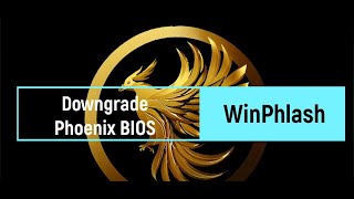 How to downgrade Phoenix BIOS with WinPhlash [upl. by Ainotahs]