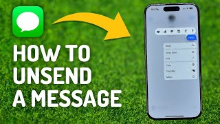 How to Unsend a Message on iPhone 15 Pro [upl. by Nnylyram]