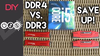 Curious Geek  Skylake DDR4 vs DDR3 performance difference Intel i5 6400 [upl. by Nawrocki]