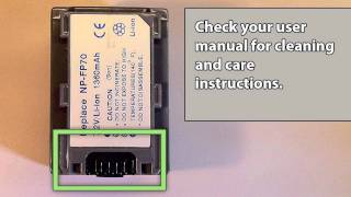 How to Replace a Sony Camcorder Battery [upl. by Anastasio60]