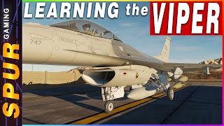 Learning to Fly the AMAZING F16 Falcon in DCS World [upl. by Atekihc]