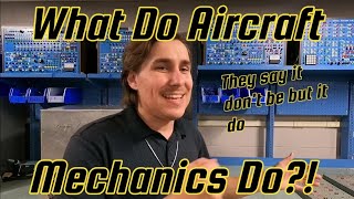 What Do Aircraft Mechanics Do Career Paths and Jobs as an AampP [upl. by Ecneret]