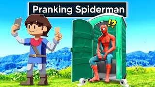 7 Ways To PRANK SPIDERMAN In GTA 5 [upl. by Llet846]