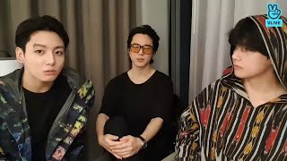 ENG SUB TAEHYUNG JIMIN amp JUNGKOOK LIVE VLIVE PART 2 [upl. by Zach]