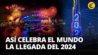 Así CELEBRAN países de ASIA la llegada del AÑO NUEVO 2024  El Comercio [upl. by Ekihc]