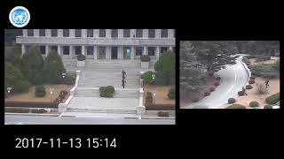 Dramatic video shows escape shooting of North Korean defector [upl. by Mars380]